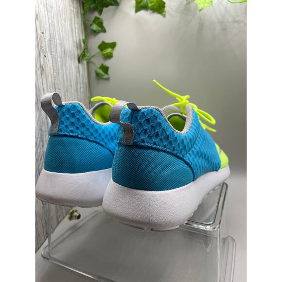 Nike Men's Roshe Run One FB Current Blue Lime 10 - Picture 3 of 8